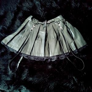 Little for big suspender skirt